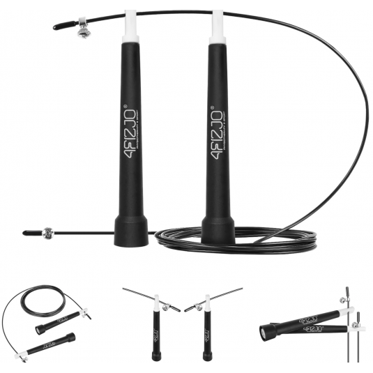 Skakanka z łożyskami STANDARD czarna
