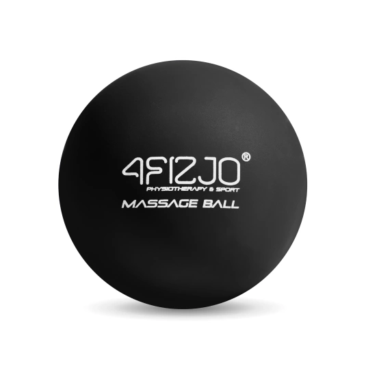 4 Fizjo - Piłka do masażu Lacrosse Massage Ball czarna