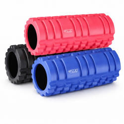 4 Fizjo - Wałek do masażu z wypustkami EVA 33 cm