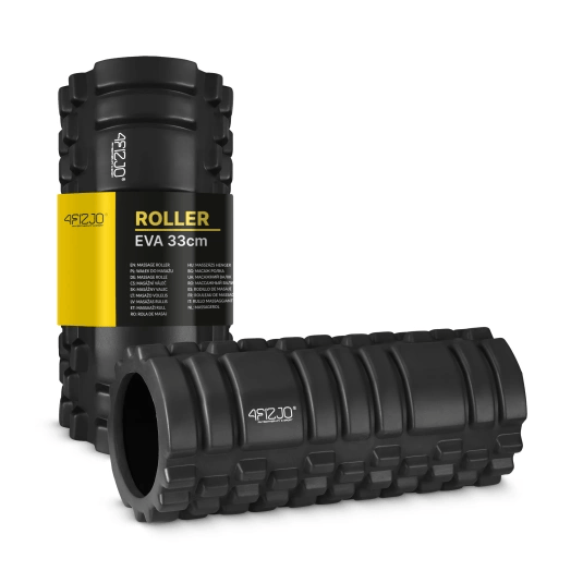 4 Fizjo - Wałek do masażu z wypustkami EVA 33 cm