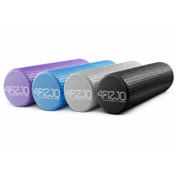 4 Fizjo - Wałek do masażu z wypustkami CARE+ 45 cm czarny